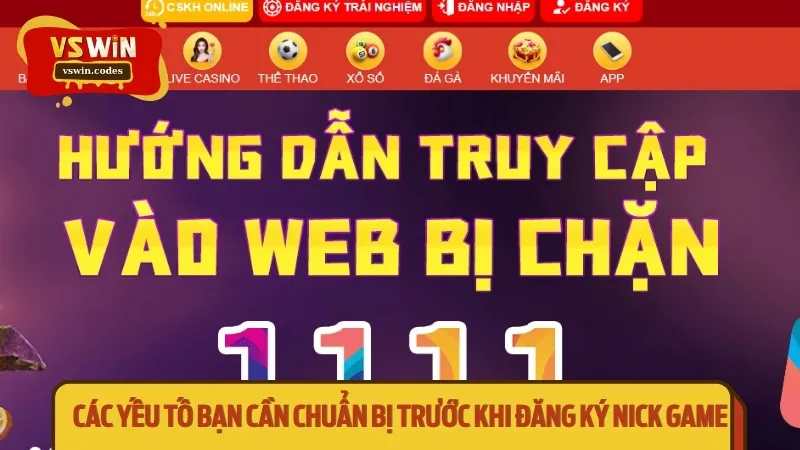 Các yếu tố bạn cần chuẩn bị trước khi đăng ký nick game