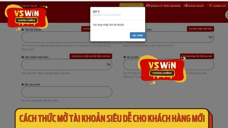 Cách thức mở tài khoản siêu dễ cho khách hàng mới