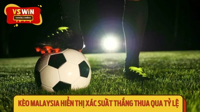 Kèo Malaysia hiển thị xác suất thắng thua qua tỷ lệ